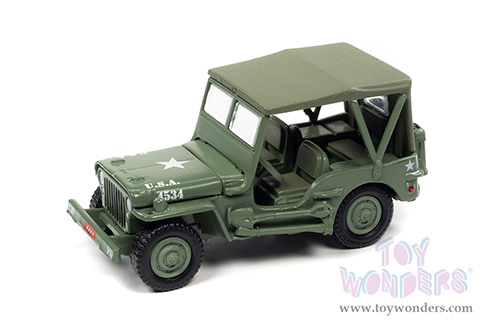 Round 2 Johnny Lightning - Military 2022 Release 1 Set B "Pacific Theater Warriors" (1/64 scale diecast model car, Asstd.) JLML007/48B