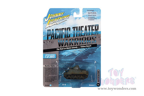 Round 2 Johnny Lightning - Military 2022 Release 1 Set A "Pacific Theater Warriors" (1/64 scale diecast model car, Asstd.) JLML007/48A