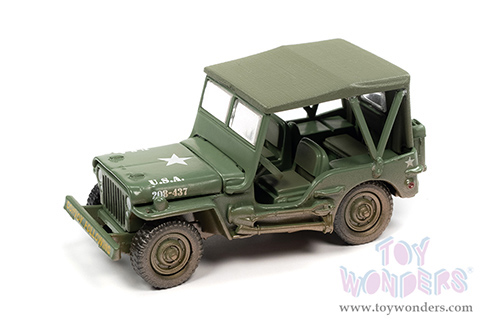 Round 2 Johnny Lightning - Military 2022 Release 1 Set A "Pacific Theater Warriors" (1/64 scale diecast model car, Asstd.) JLML007/48A