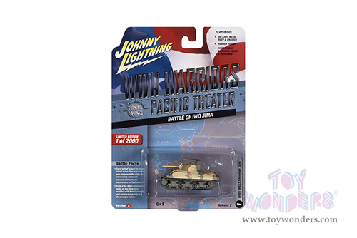 Round 2 Johnny Lightning - Military 2022 Release 2 Set A "WWII Warriors: Pacific Theater" (1/64 scale diecast model car, Asstd.) JLML008/48A