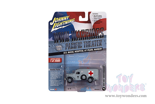 Round 2 Johnny Lightning - Military 2022 Release 2 Set A "WWII Warriors: Pacific Theater" (1/64 scale diecast model car, Asstd.) JLML008/48A