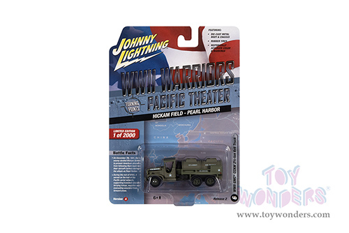 Round 2 Johnny Lightning - Military 2022 Release 2 Set A "WWII Warriors: Pacific Theater" (1/64 scale diecast model car, Asstd.) JLML008/48A