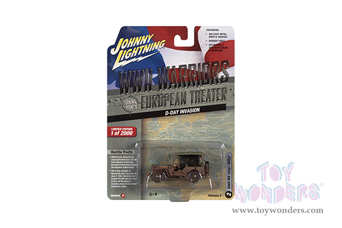 Round 2 Johnny Lightning - Military 2022 Release 2 Set B "WWII Warriors: Pacific Theater" (1/64 scale diecast model car, Asstd.) JLML008/48B