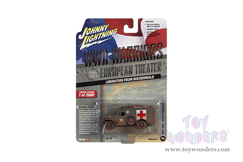 Round 2 Johnny Lightning - Military 2022 Release 2 Set B "WWII Warriors: Pacific Theater" (1/64 scale diecast model car, Asstd.) JLML008/48B