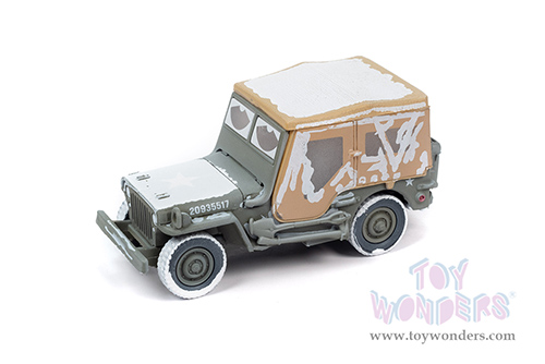 Round 2 Johnny Lightning - Military 2023 Release 1 Set A "Korea: The Forgotten War" (1/64 scale diecast model car, Asstd.) JLML009/48A