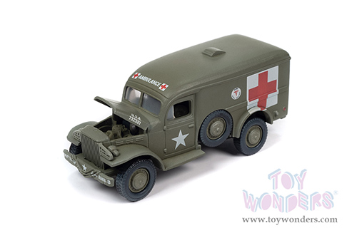 Round 2 Johnny Lightning - Military 2023 Release 1 Set B "Korea: The Forgotten War" (1/64 scale diecast model car, Asstd.) JLML009/48B