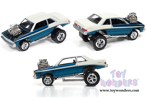 Round 2 Johnny Lightning - Street Freaks Release 2 Set B (1/64 scale diecast model car, Asstd.) JLSF002/48B