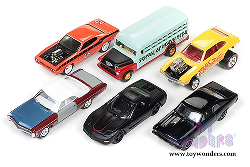 Round 2 Johnny Lightning - Street Freaks Release 3 Set A (1/64 scale diecast model car, Asstd.) JLSF005/12A