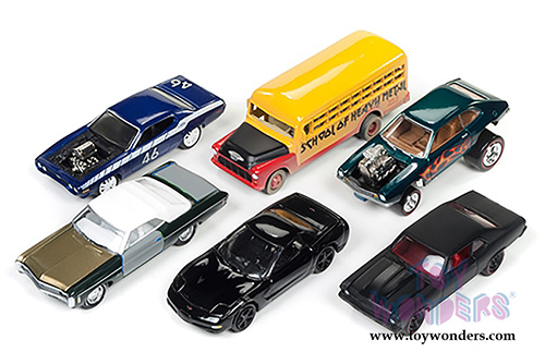 Round 2 Johnny Lightning - Street Freaks Release 3 Set B (1/64 scale diecast model car, Asstd.) JLSF005/12B