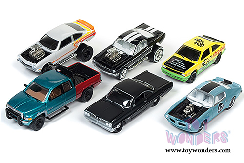 Round 2 Johnny Lightning - Street Freaks Release 4 Set B (1/64 scale diecast model car, Asstd.) JLSF006/48B