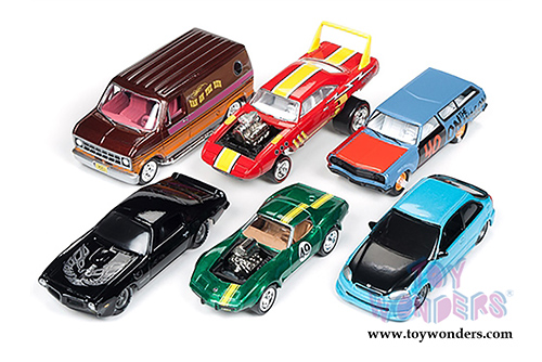 Round 2 Johnny Lightning - Street Freaks 2018 Release 3 Set A (1/64 scale diecast model car, Asstd.) JLSF009/48A