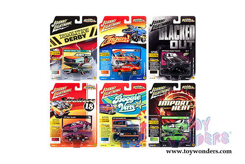 Round 2 Johnny Lightning - Street Freaks 2018 Release 3 Set B (1/64 scale diecast model car, Asstd.) JLSF009/48B