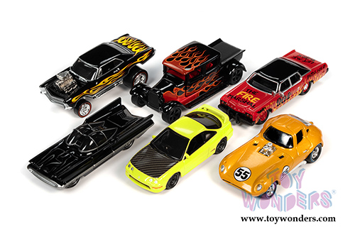 Round 2 Johnny Lightning - Street Freaks 2020 Release 3 Set A (1/64 scale diecast model car, Asstd.) JLSF017/48A