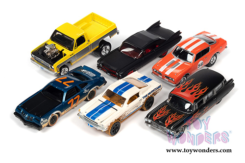 Round 2 Johnny Lightning - Street Freaks 2021 Release 1 Set B (1/64 scale diecast model car, Asstd.) JLSF019/48B