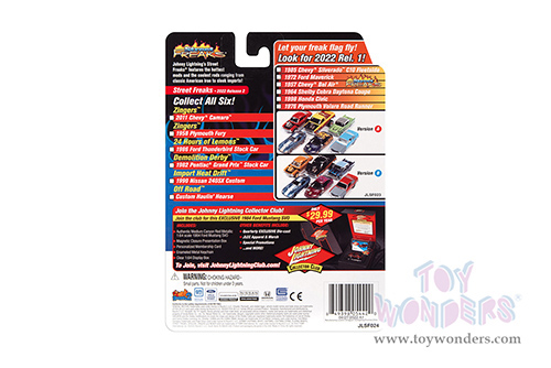 Round 2 Johnny Lightning - Street Freaks 2022 Release 2 Set A (1/64 scale diecast model car, Asstd.) JLSF024/48A MAP: $7.99