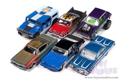 Round 2 Johnny Lightning - Street Freaks 2025 Release 1 Set B (1/64 scale diecast model car, Asstd.) JLSF027/48B MAP: $9.49