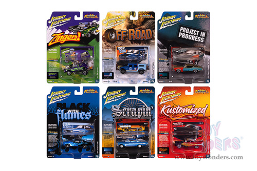 Round 2 Johnny Lightning - Street Freaks 2025 Release 1 Set B (1/64 scale diecast model car, Asstd.) JLSF027/48B MAP: $9.49