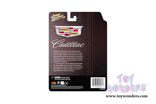 Round 2 Johnny Lightning - Cadillac Hearse (1959, 1/64 scale diecast model car, Black) JLSP088/24