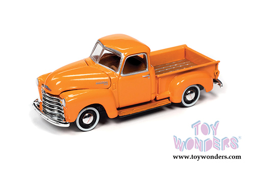 Round 2 Johnny Lightning - Classic Gold Collection | Chevrolet&reg; 3100 Pickup Truck (1965, 1/64 scale diecast model car, Omaha Orange) JLSP106/24A