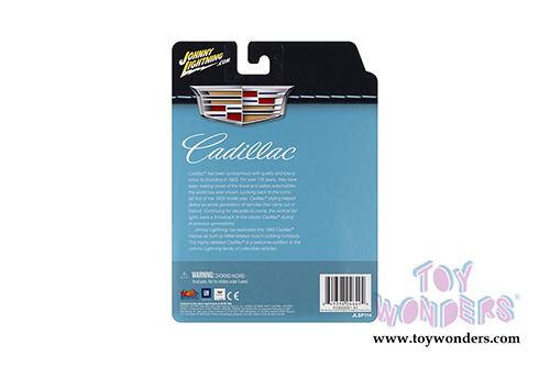 Round 2 Johnny Lightning - Cadillac&reg; Hearse (1966, 1/64 scale diecast model car, Light Blue) JLSP114/24