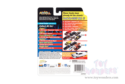 Round 2 Johnny Lightning - Volkswagen Super Beetle Convertible (Project in Progress) (1975, 1/64 scale diecast model car, Marathon Blue Metallic & Primer Gray) JLSP145/24B