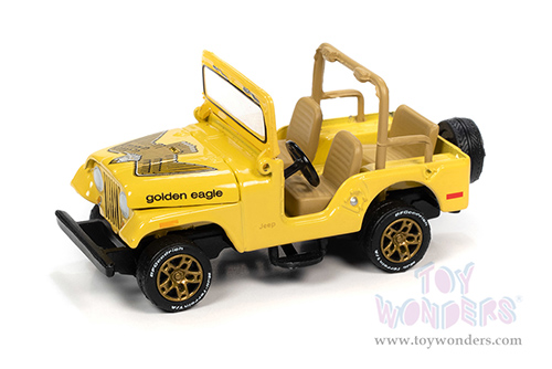 Round 2 Johnny Lightning - Classic Gold Collection | Jeep&reg; CJ-5 (1/64 scale diecast model car, Sunshine Yellow) JLSP150/24B