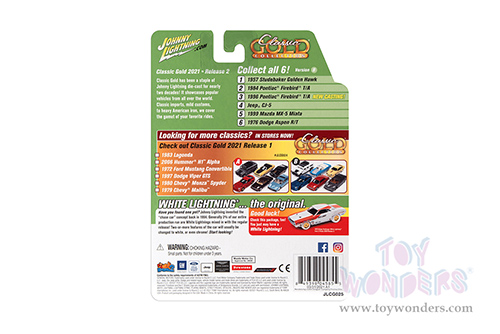 Round 2 Johnny Lightning - Classic Gold Collection | Jeep&reg; CJ-5 (1/64 scale diecast model car, Sunshine Yellow) JLSP150/24B