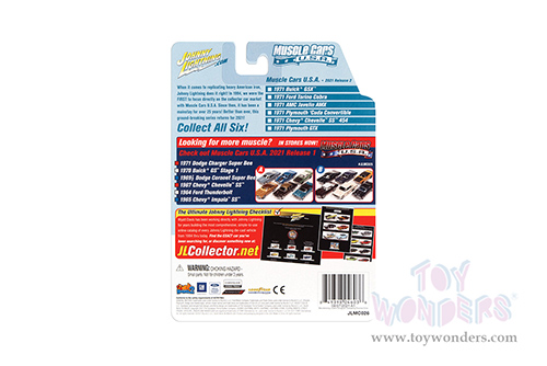 Round 2 Johnny Lightning - Muscle Cars U.S.A. | Buick&reg; GSX Hardtop Class of 1971 (1971, 1/64 scale diecast model car, Fire Red/Black) JLSP151/24A