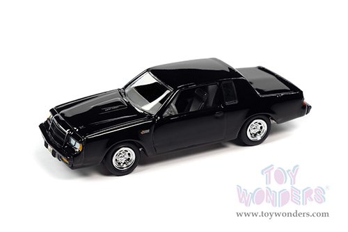 Round 2 Johnny Lightning - Muscle Cars U.S.A. | Buick&reg; Grand National (1986, 1/64 scale diecast model car, Gloss Black) JLSP174/24A