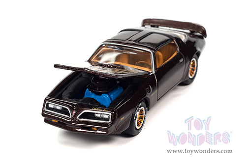 Round 2 Johnny Lightning - Muscle Cars U.S.A. | Pontiac&reg; Firebird&reg; Trans Am (1977, 1/64 scale diecast model car, Brentwood Brown w/T/A & Bird Graphics) JLSP175/24A