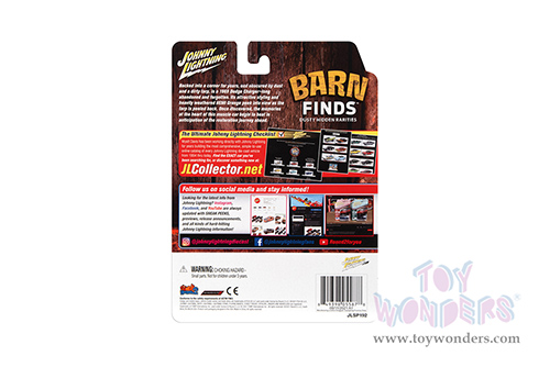 Round 2 Johnny Lightning - Barn Finds | Dodge Charger R/T Weathered (1969, 1/64 scale diecast model car, Orange) JLSP192/24