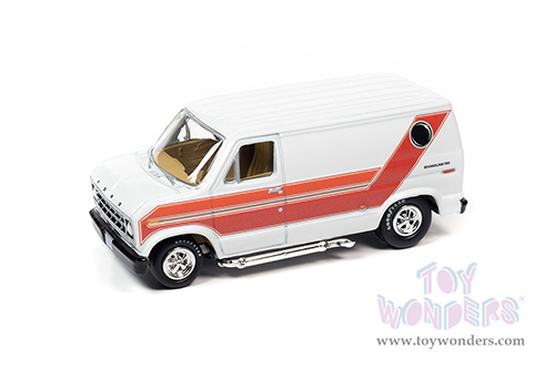 Round 2 Johnny Lightning - 2-Packs 2021 Release 4 Set A - Boogie Vans (1/64 scale diecast model car, Asstd.) JLSP219/24A