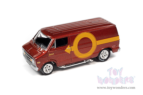 Round 2 Johnny Lightning - 2-Packs 2021 Release 4 Set B - Boogie Vans (1/64 scale diecast model car, Asstd.) JLSP219/24B