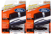 Show product details for Round 2 Johnny Lightning - Classic Gold 2022 Release 1 Set B | Ford Torino Talladega (1969, 1/64 scale diecast model car, Royal Maroon) JLSP222/24B