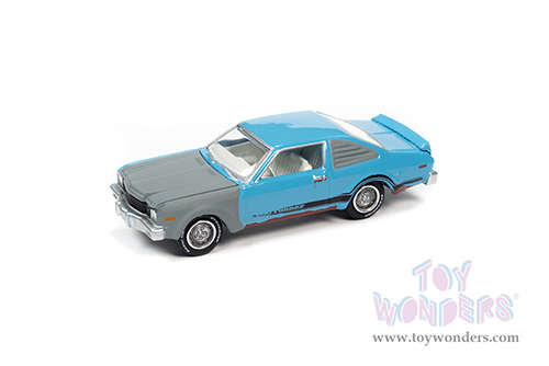 Round 2 Johnny Lightning - Street Freaks 2022 Release 1 Set A | Plymouth Road Runner - Project in Progress (1976, 1/64 scale diecast model car, Big Sky Blue & Primer Gray) JLSP233/24A