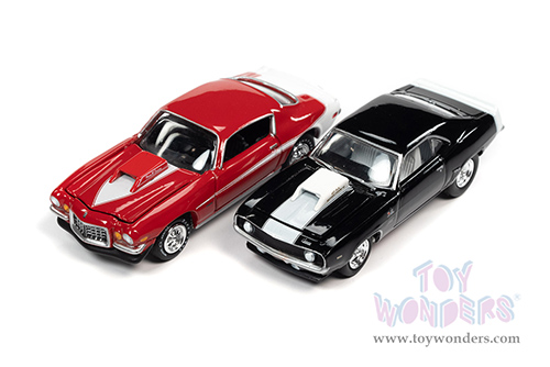 Round 2 Johnny Lightning - 2-Packs 2022 Release 1 Set B - Baldwin Motion (1/64 scale diecast model car, Asstd.) JLSP240/24B