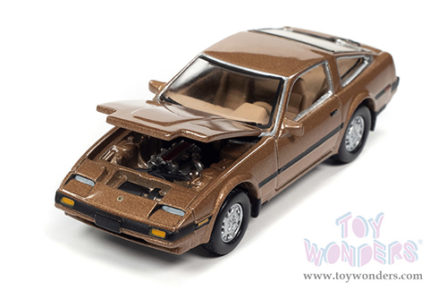 Round 2 Johnny Lightning - Classic Gold 2022 Release 2 Set A | Nissan 300ZX (1984, 1/64 scale diecast model car, Aspen Gold Metallic) JLSP243/24A