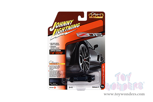 Round 2 Johnny Lightning - Classic Gold 2022 Release 2 Set B | Chevrolet&reg; Corvette&reg; Z06 (1982, 1/64 scale diecast model car, Supersonic Blue Metallic) JLSP245/24B