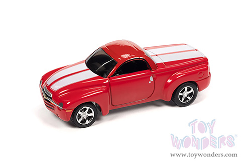 Round 2 Johnny Lightning - Classic Gold 2022 Release 3 Set B | Chevy&reg; SSR&trade; (2005, 1/64 scale diecast model car, Torch Red/White stripes) JLSP279/24B MAP: $7.99