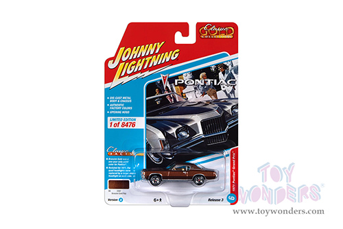 Round 2 Johnny Lightning - Classic Gold 2022 Release 3 Set A | Pontiac&reg; Grand Prix&trade; (1971, 1/64 scale diecast model car, Bronzini Gold) JLSP283/24A MAP: $7.99