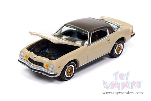 Round 2 Johnny Lightning - Classic Gold Collection | Chevy® Camaro® LT (1975, 1/64 scale diecast model car, Cream Beige w/Brown Roof) JLSP390/24B MAP: $9.49
