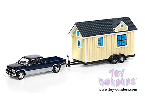 Round 2 Johnny Lightning - Tiny Houses Release 1 set A (1/64 scale diecast model car, Asstd.) JLTH001/24A