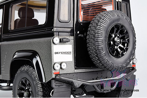 Kyosho - Land Rover Defender 90 Autobiography (1/18 scale diecast model car, Corris Gray/Santorini Black) K08901CGR