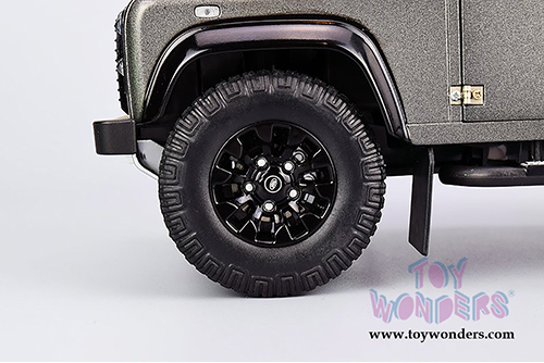 Kyosho - Land Rover Defender 90 Autobiography (1/18 scale diecast model car, Corris Gray/Santorini Black) K08901CGR