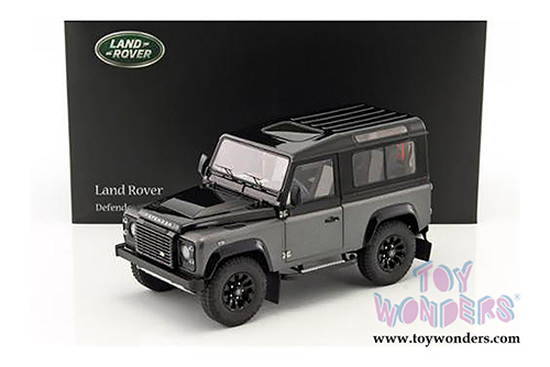 Kyosho - Land Rover Defender 90 Autobiography (1/18 scale diecast model car, Corris Gray/Santorini Black) K08901CGR