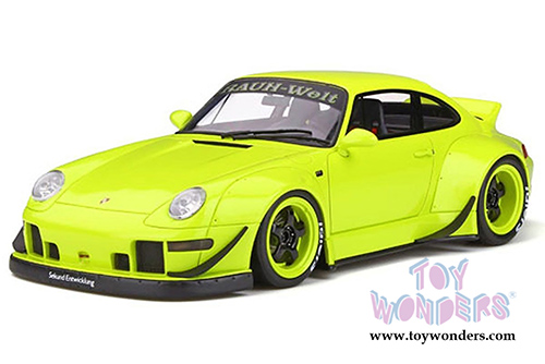 GT Spirit - Porsche RWB 993 Duck Tail Hardtop (1/18 scale resin model car, Lime Green) KJ026