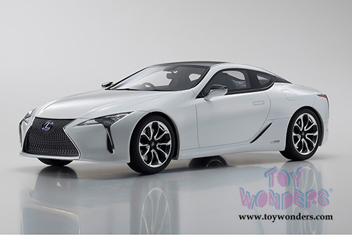 Kyosho Samurai - Lexus LC500H Hardtop (1/18 scale resin model car, White) KSR18024W