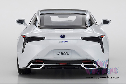 Kyosho Samurai - Lexus LC500H Hardtop (1/18 scale resin model car, White) KSR18024W