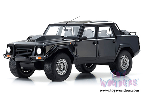 Kyosho Samurai - Lamborghini LM002 SUV (1/18 scale resin model car, Black) KSR18508BK