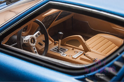 Kyosho Samurai - Lamborghini Miura P 400 S Coupe (1/18 scale resin model car, Blue) KSR18506BL